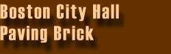 Boston City Hall Paving Brick